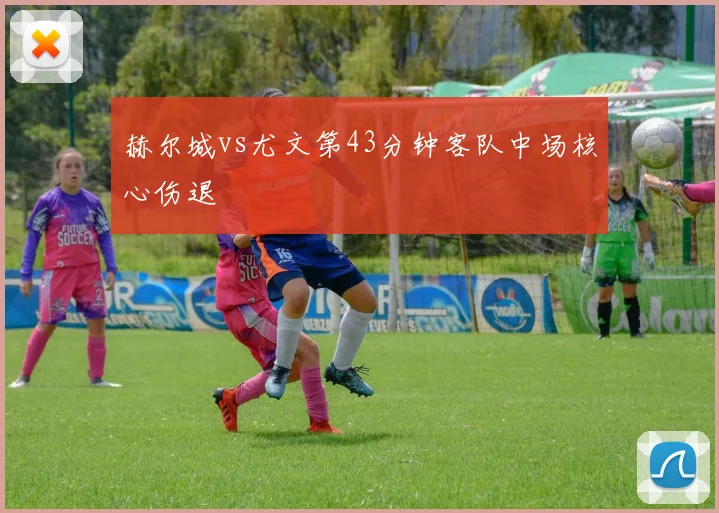 赫尔城vs尤文第43分钟客队中场核心伤退